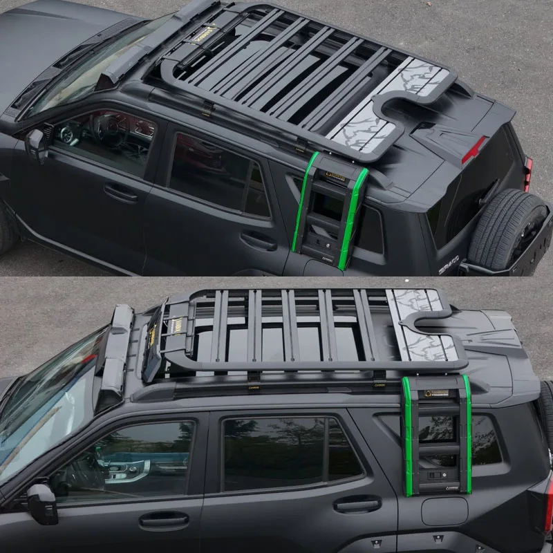 

Roof Rack Side Ladder Made of High Quality Aluminum Alloy, Suitable for 2021-2025 tank 400HI4T Roof Platform Accessories.