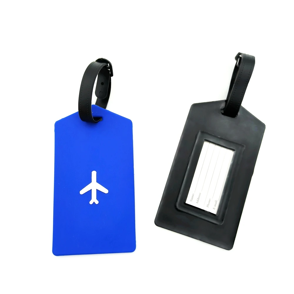 1pc airplane shaped luggage tag, hang tag, business trip, airport luggage, anti loss ID tag, name tag tag, unisex