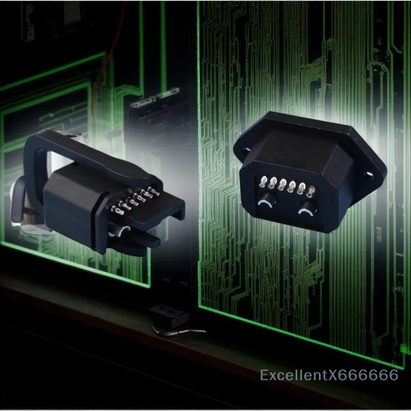 

High-Current 8Pin Male-Female E-bike Connector for 2+6 50A Lithium Battery, Electric Vehicle Power Plug Socket