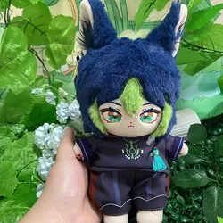 20cm New Anime Genshin Impact Plush Dolls Tighnari Clothes Outfit boys girls kids Gifts Children's gift Toys