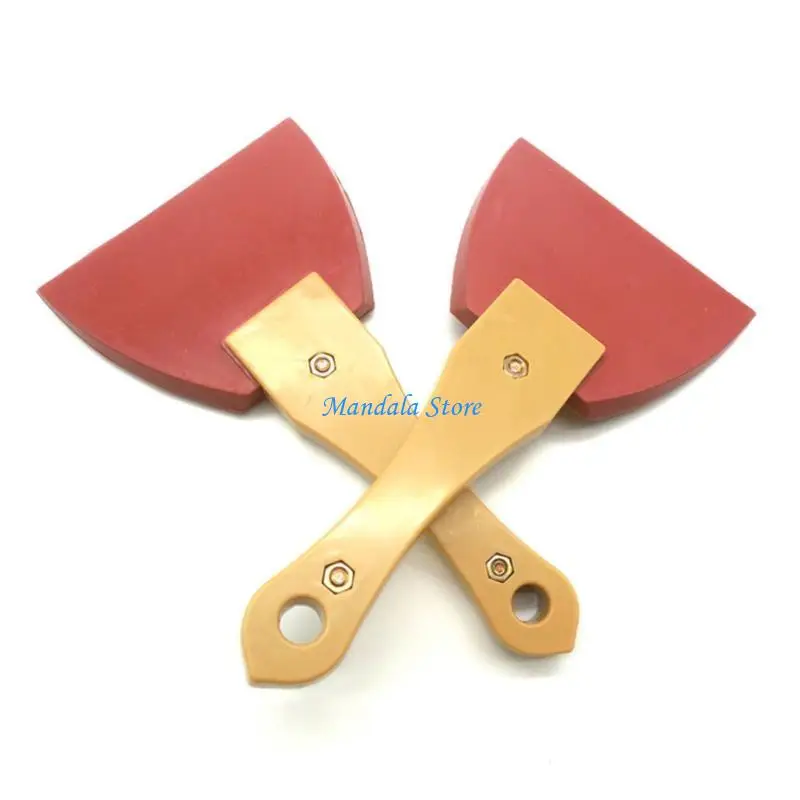 U2JC Scraper Tool Shovel for Triangle Putty Knives Rubber High Quality Home Dec