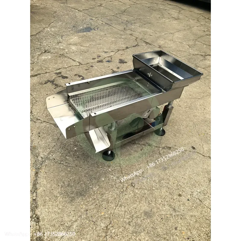 Electric Screen Vibrating Screen Linear Screening Machine Corn Vibrating Screen Granules Freeze-Dried
