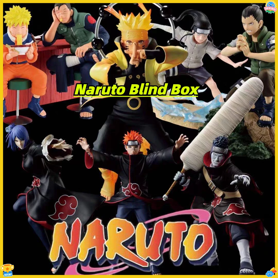 

Naruto Blind Box Mini Figures Random Ninja Character PVC Model Desk Decoration Anime Toy Gift