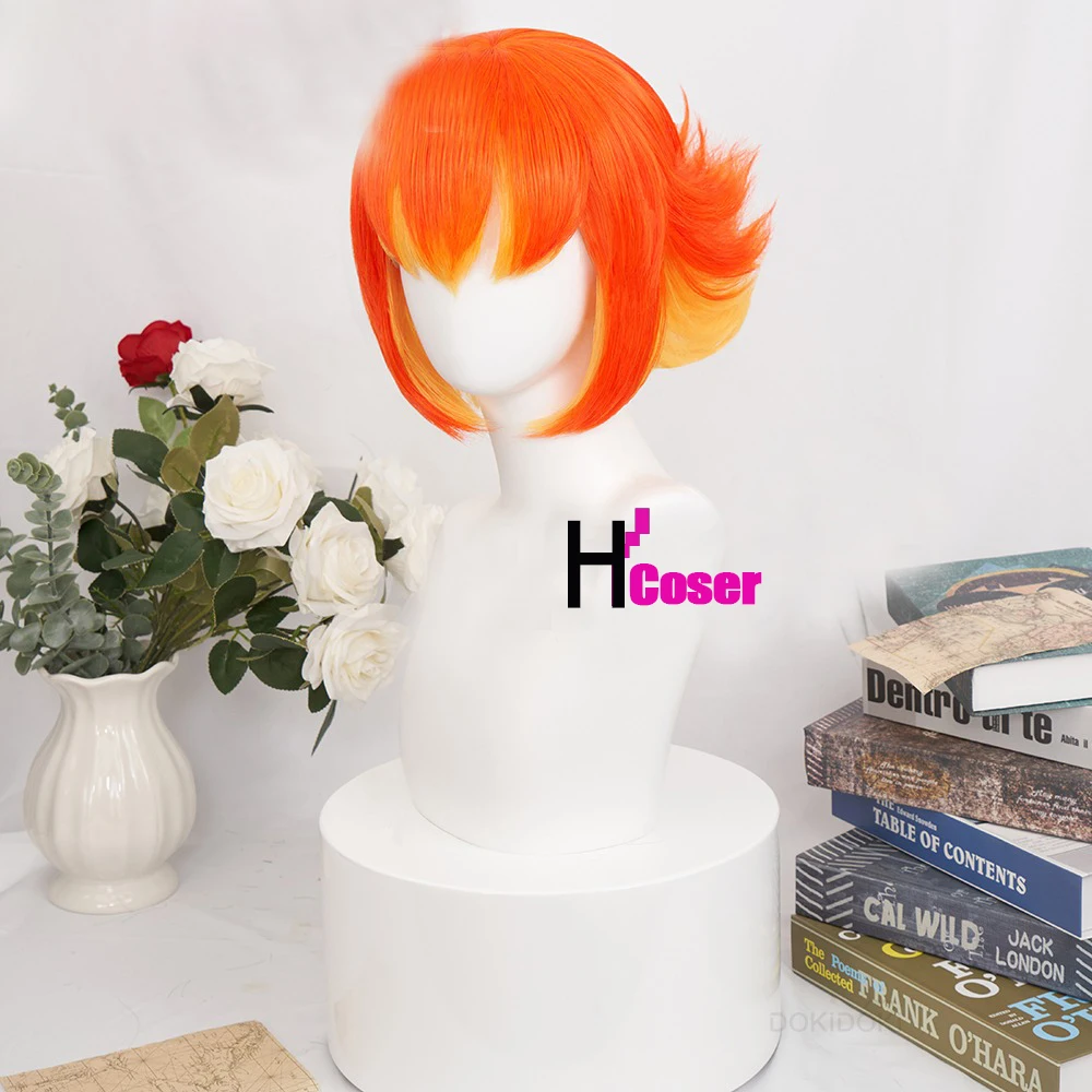 IN STOCK Pure Vanilla Pumpkin Pie Espresso Cookie Wig Game Cookie Run Kingdom Cosplay Wigs Resistant Synthetic Hair Halloween