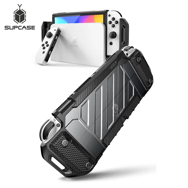 

SUPCASE Dockable Case for Nintendo Switch OLED (2021) UB Pro Rugged Protective Case Compatible with Nintendo Switch Console