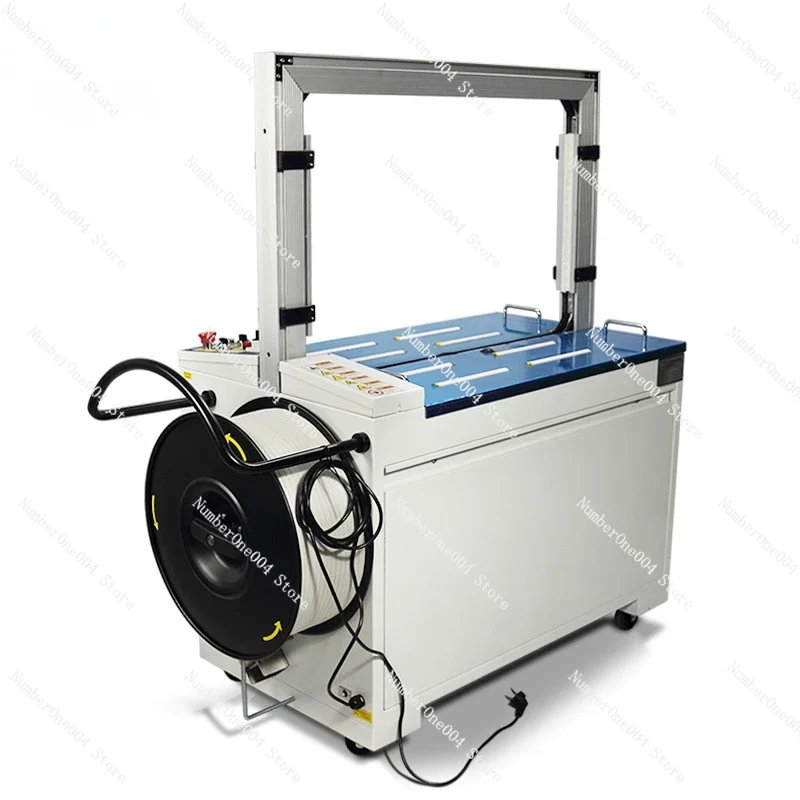 Automatic Packaging Bale Tie Machine Pp Strap Hot Melt Carton Horizontal Packaging Packing Machine Free Strap