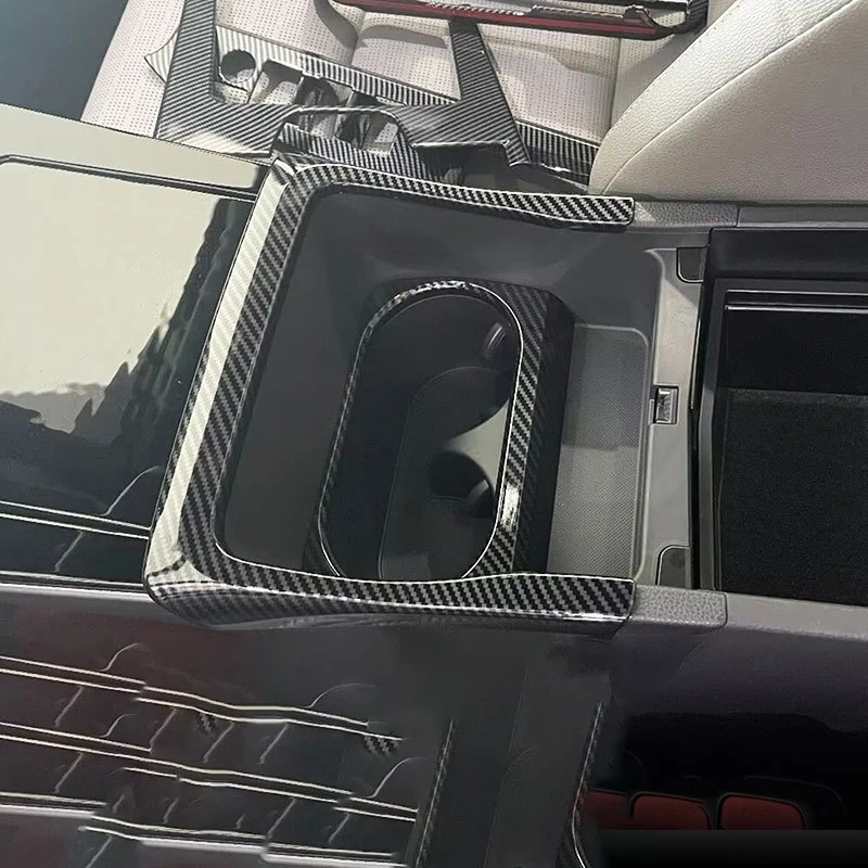 

Для Toyota BZ4X 22 передняя рамка для чашки воды, декоративная наклейка для чашки воды, аксессуары для интерьера