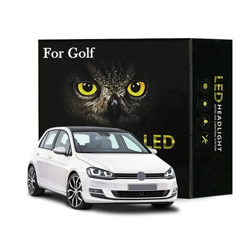 

For Volkswagen VW Golf 4 5 6 7 MK4 MK5 MK6 MK7 GTI GT Car LED Interior Light Kit Canbus No Error