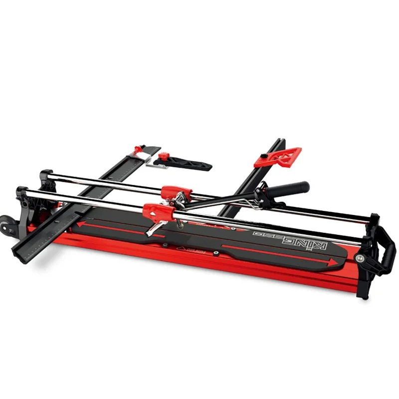 High-Precision Tile Cutter, Manual Push-Type, 1250mm Floor Tile Slicing Blade Triangular Cuts/Bevel Cuts for Tiles