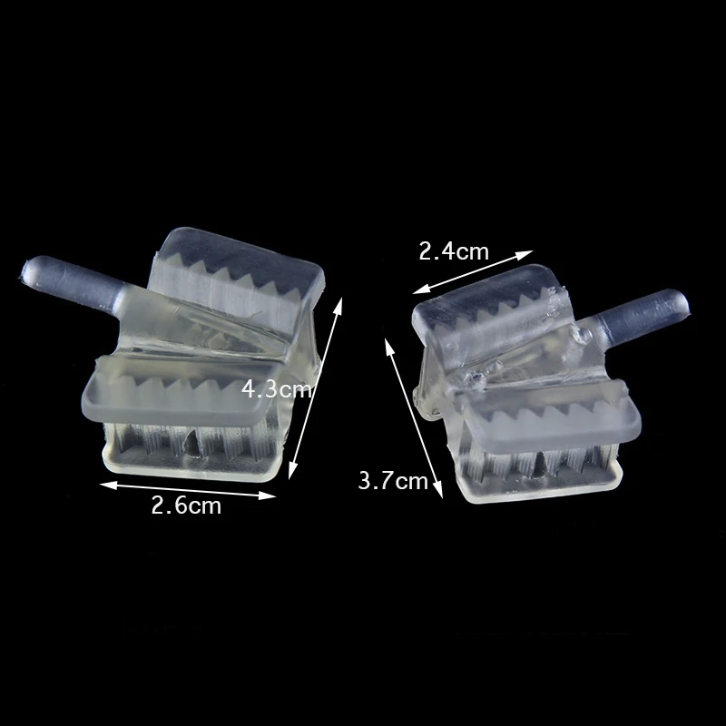 1pc Dental Silicone Bite Block with Saliva Ejector Hole Mouth Opener Occlusal Pad Cheek Retractor Oral Care Tools