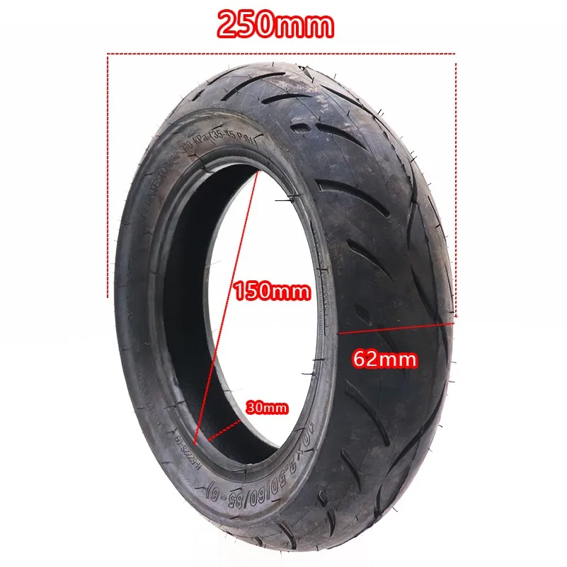 10 Inch Tires CHAO YANG 10x2.50 60/85-6 Outer Tyre Inner Tube for Electric Scooter Balancing Hoverboard Self Smart Balance