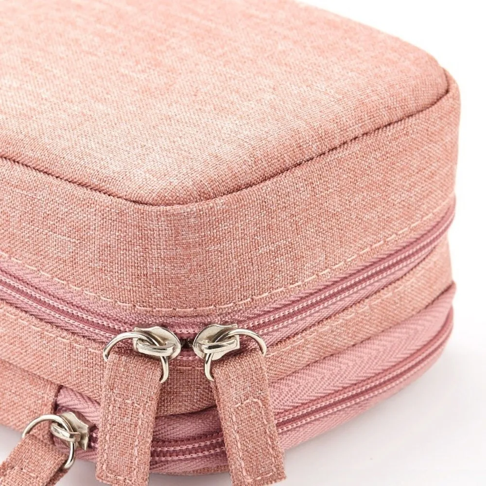 Large-capacity Folding Pencil Case Simple Aesthetic Pen Storage Bag Double-layer Portable Student Stationary Boxes