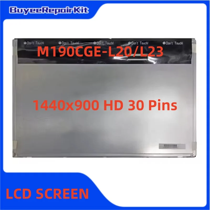 Imagem -02 - Original Usado 19 M190cge-l20 L23 M190pw01 v8 M190hge-l20 Matriz de Tela Lcd 1440x900 30 Pinos Display Lcd