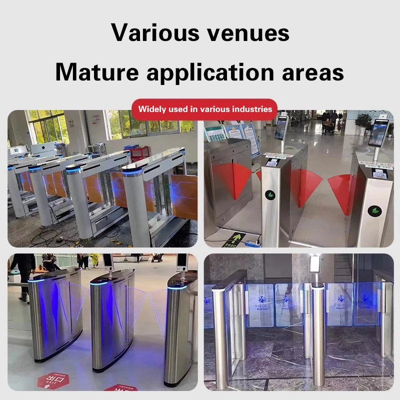 Electric manual three-roller gate pedestrian access gate community access control system scenic spot ticket inspection site