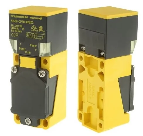 

Индуктивный датчик приближения NI50U-CP40-AP6X2 50 мм, PNP, с двойным выходом, автоматический, IP67