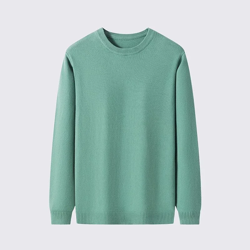 

Hot Selling Popularity Men's Clothing T-Shirts Long Sleeve Round Neck Fashion New Comfortable Solid Color Sweater