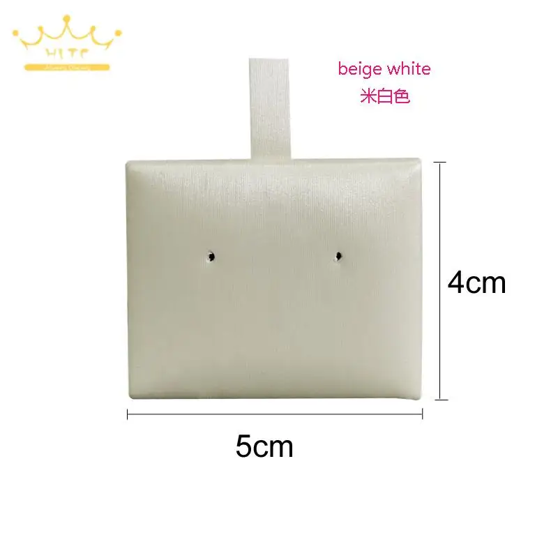 10Pcs or 50Pcs Earring Pendant Display Stand Mat High Quality Ear Stud Hang Tag Jewelry Store Useful Accessories 5*4Cm