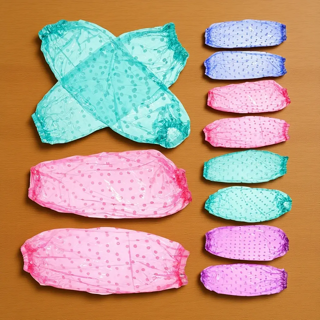 PVC Waterproof Oversleeve Oilproof Arm Sleeve Cover Protective Kitchen Sleeve Cleaning Gardening Dishwashing Women Oversleeve