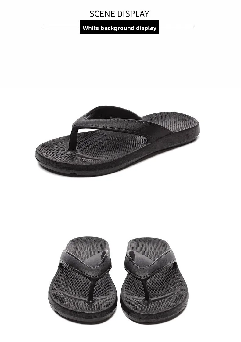 Weichsohlige Rutschfeste Casual Flip-Flops, Modische Paar-Sandalen, Vielseitige Sommer-Strand- und Badezimmer-Hausschuhe – Detail 20