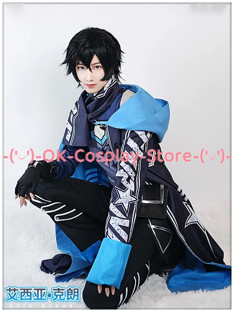 Yutuber Axia Krone Cosplay Costume Vtuber Cosplay Suit Fancy Party Outfits Halloween Carnival Uniforms Custom Made