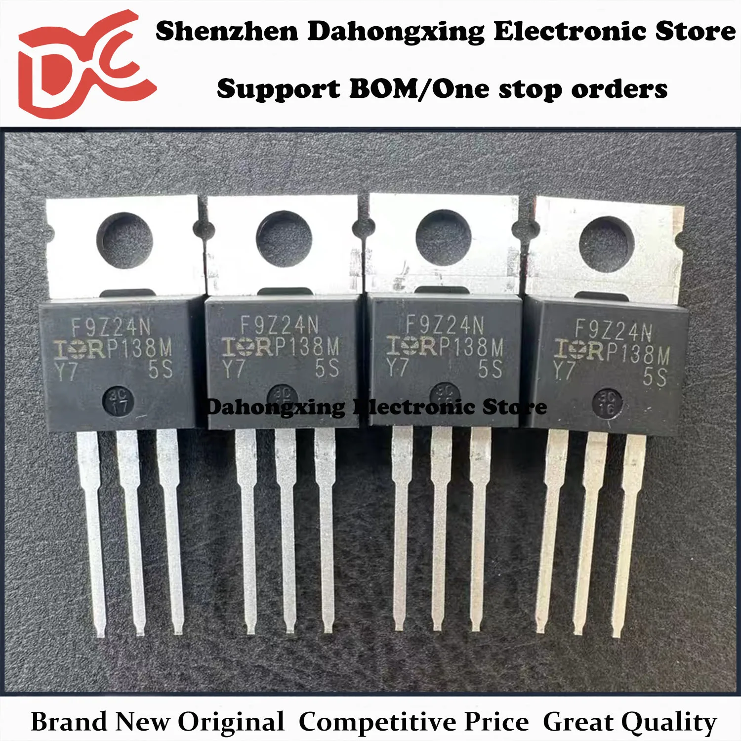 New Original 10Pcs IRFZ24N FZ24N IRF9Z24N F9Z24N TO-220 MOSFET Field-effect Transistor Electronic Components Great Quality
