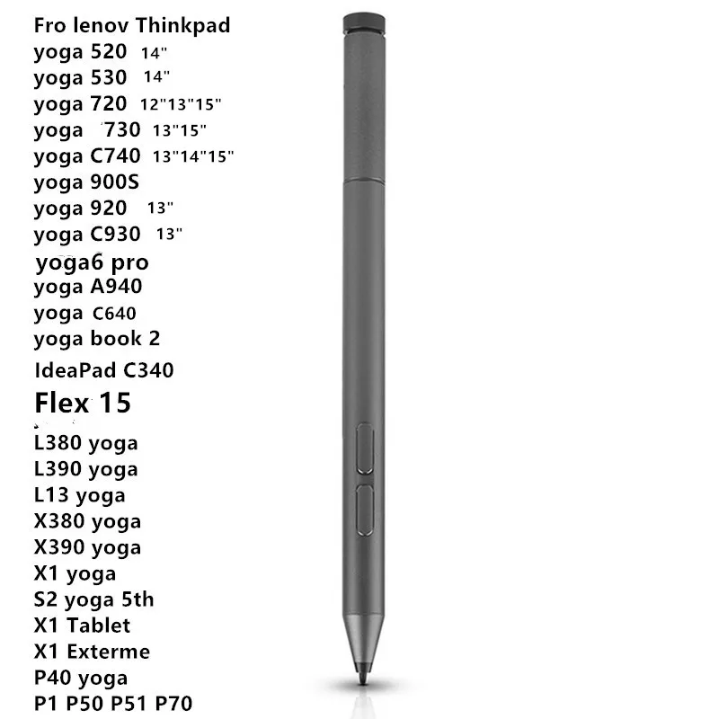 

Active Pen 2 GX80N07825 For Lenovo yoga 520/530/720/C730/C740/900S/C930/920/A940/C640/460/370 yoga book 2 Miix4 Miix5 stylus Pen