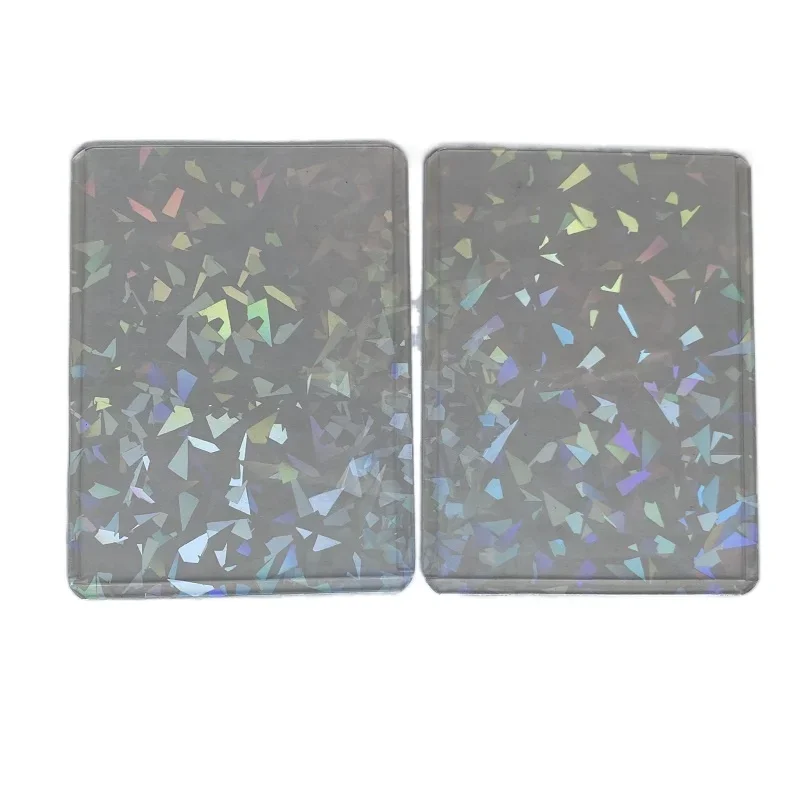 

10 шт., лазерный мигающий верхний загрузчик для Boad, защита для игровых карт, 3 "x 4", жесткие рукава для карточек для коллекционных карточек Idol, фольгированная пленка для фотокарточек