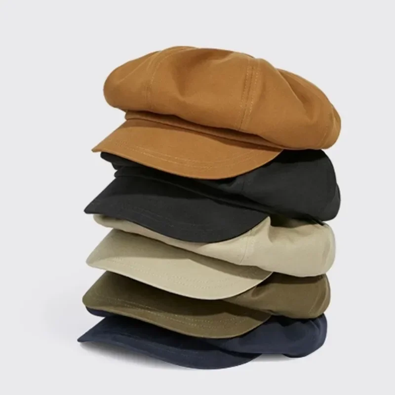 

Japanese Big Size 60cm Cotton Newsboy Caps for Men Women Fashion British Style Retro Painter Hat Summer Unisex Casual Berets