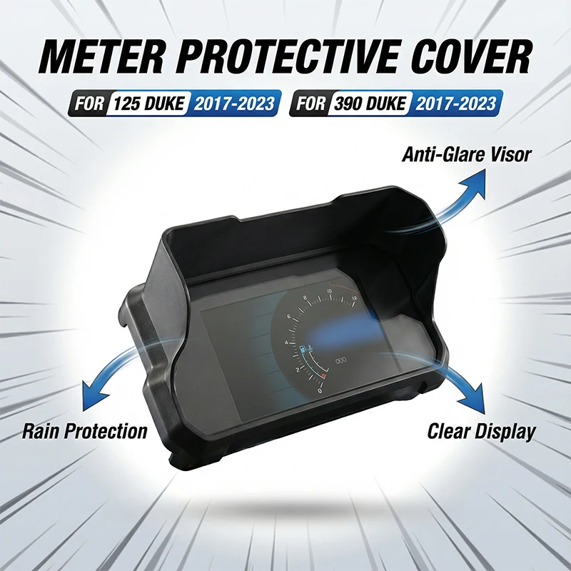 

Anti-Glare Rain Guard Sun Shield Dashboard Visor Screen Protector Meter Cover for 125 DUKE 390 DUKE 2017-2023 2022 2021 390DUKE