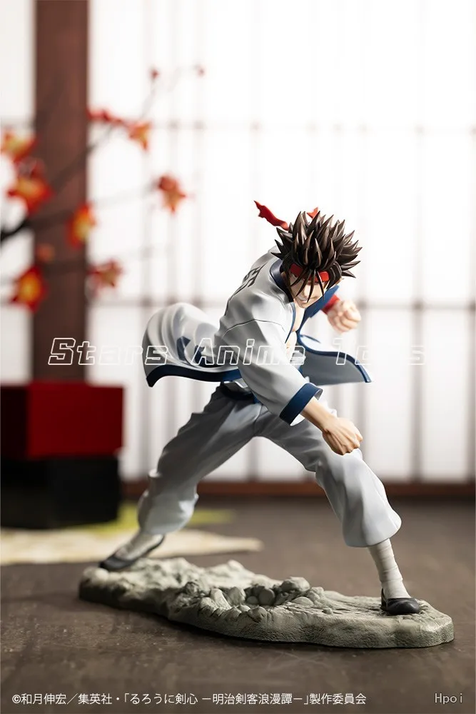 Oryginalny Kotobukiya ARTFX J Rurouni Kenshin Sagara Sanosuke 1/8 Figurka Anime Model Zabawka Prezent - Dostępny od Ręki