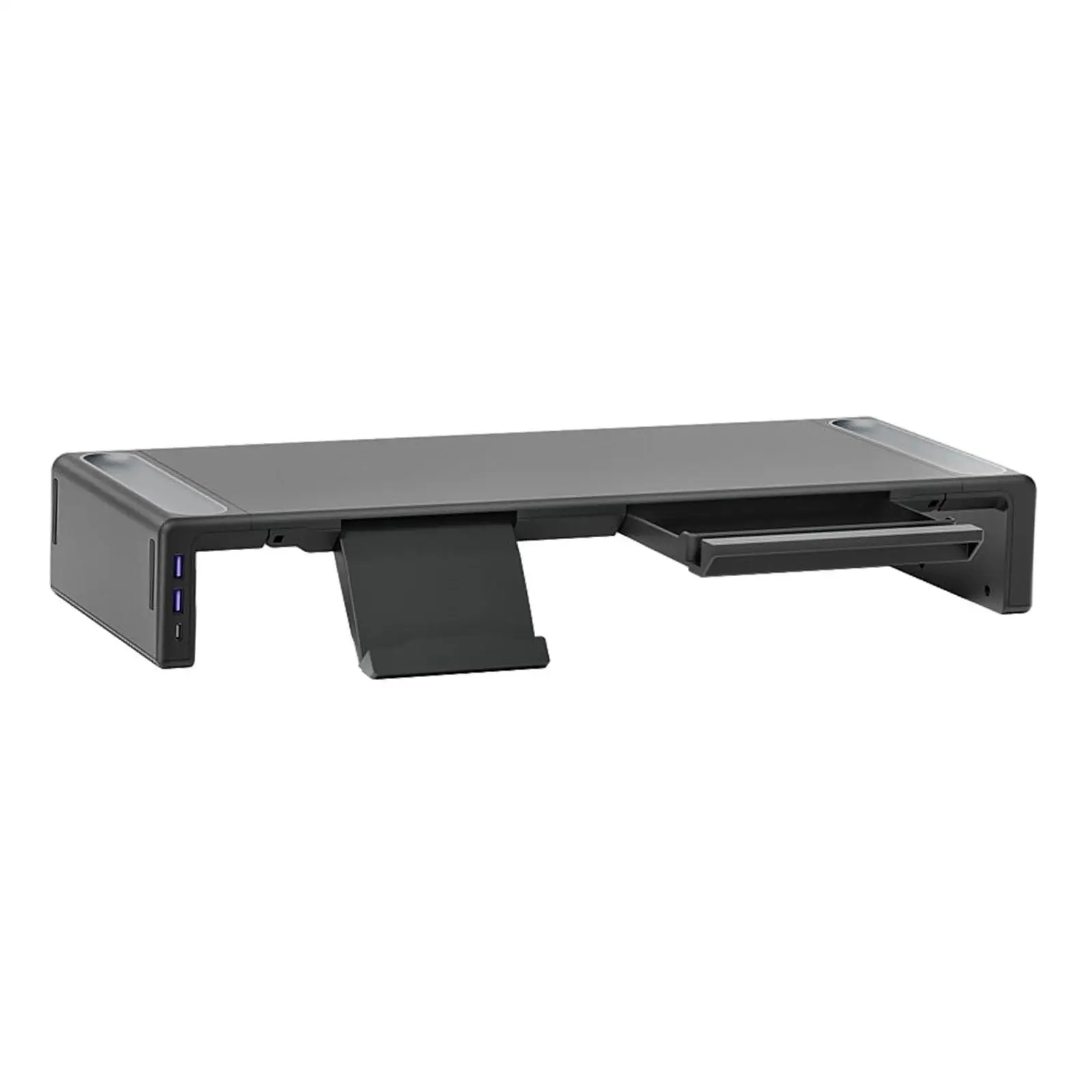 Desktop Monitor Stand Riser Ergonomic Multifunctional Phone Holder Computer Stand for Computers Monitors Printers Laptop Desktop