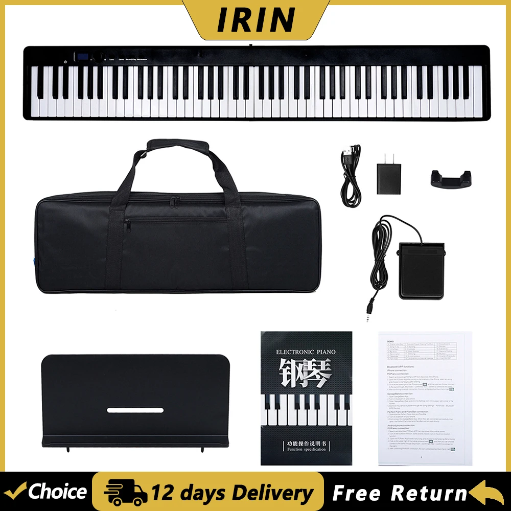 Portable 88 Keys Fo…