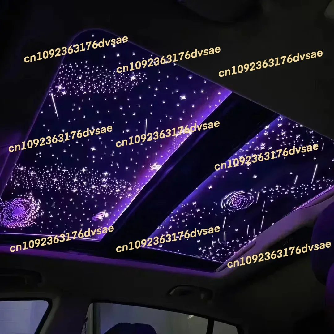 Nuevas luces decorativas para coche, luces de ambiente Interior, luces de ambiente de techo de cielo estrellado, techo solar panorámico, techo de película de cielo estrellado