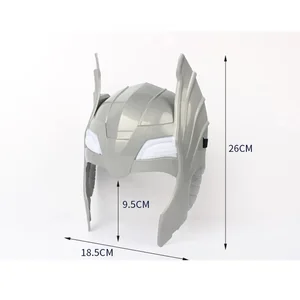 Anime Creative Luminoso Sounding Thor Hammer Mask Thor Action Doll Cosplay Thor Luminous Mask Toy Animation Accessory 8 mejores ventas de THOR Toys - №4