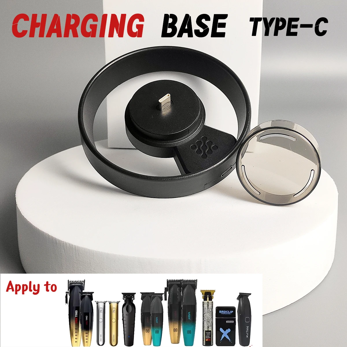 BRDCLIP профессиональная электрическая машинка для стрижки волос и триммер, зарядная база для нескольких машин, таких как KM2299 V003 V906 BL600 BL800