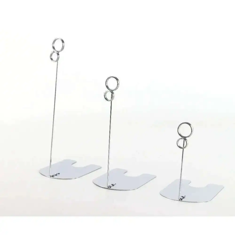 Height 5/10/15cm Gold Silvery Black Food Store Pop Metal Desk Sign Clip Price Tag Name Card Clip Label Holder Stand Clamp