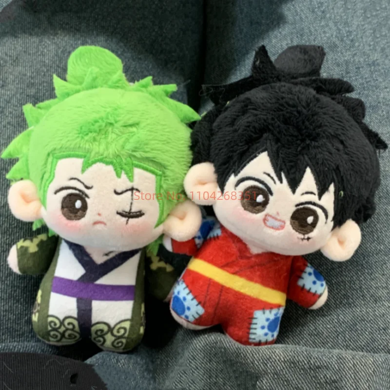 

Плюшевая кукла-брелок One Piece: Луффи и Зоро, 10 см, милый плюшевый брелок-подвеска, аниме-фигурка, модель, плюшевые игрушки, аксессуары, подарок