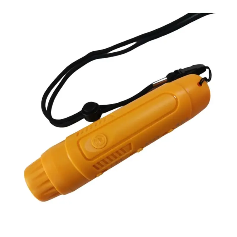 LED& Lanyard Whistle For Coaches, Referees- Electronic 3 Tone 3 Volume Level, 125+ DB For AAA Battery No Battery Included-AT20