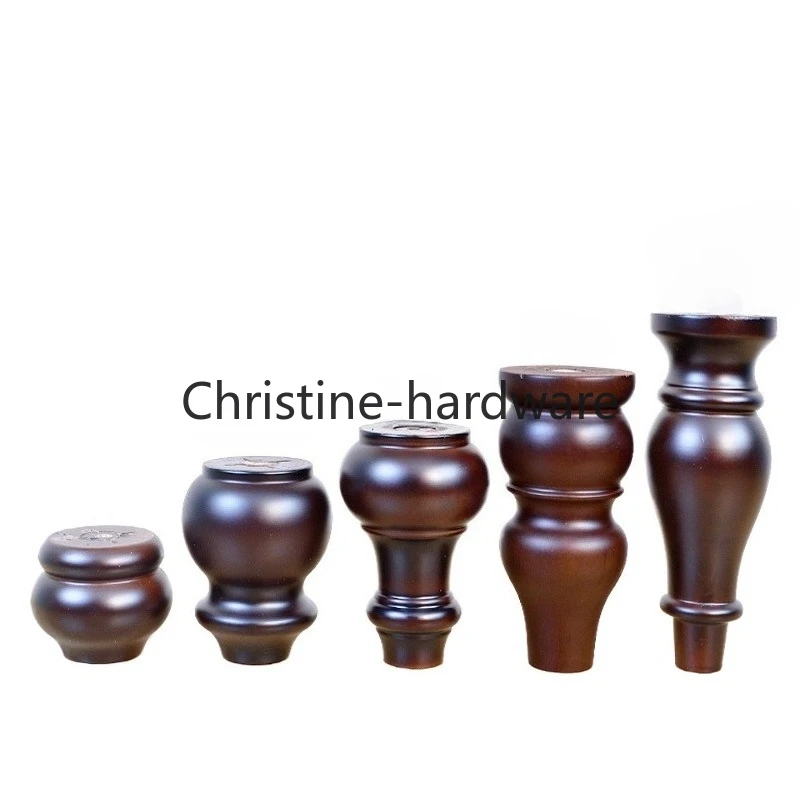 4PCS Wooden Furniture Leg of Cabinet Foot Support Sofa TV Tea Table Chairs Bedside Dresser Wardrobe Nightstands Leg Accessories