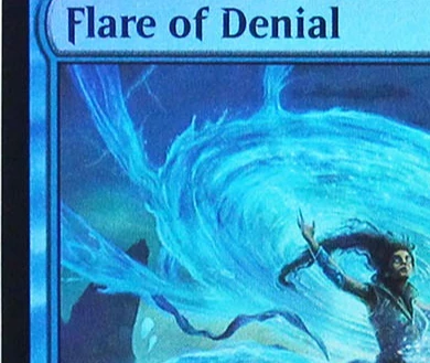 "Flare of Denial" Custom TCG Proxy Black Top Quality Playing Board Game Deck Trading Cards