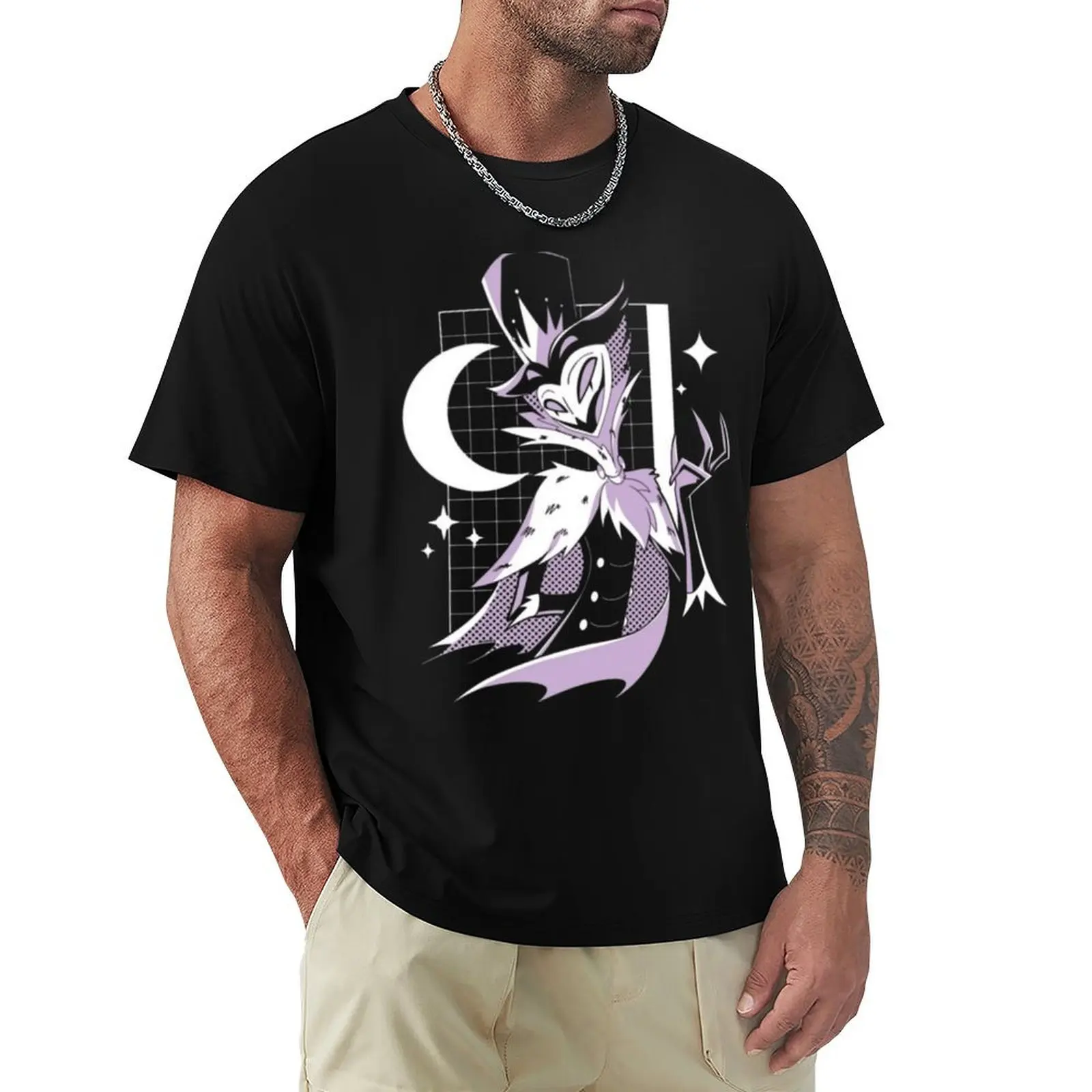 

Helluva Boss Stolas Lofi T-Shirt designer shirts football t shirt anime cute clothes heavy weight t shirts for men