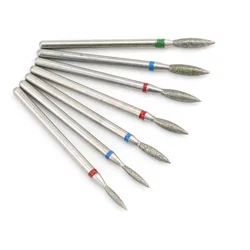 7pcs Diamond Nail Drill Milling Cutter Ball Electric Manicure Machine Rotary Burr Nail Gel Cuticle Clean Accessories