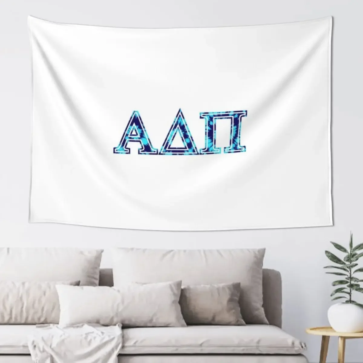 ADPi Blue Tie Dye Tapestry Wall Hangings Decoration Things To Decorate The Room Tapestry