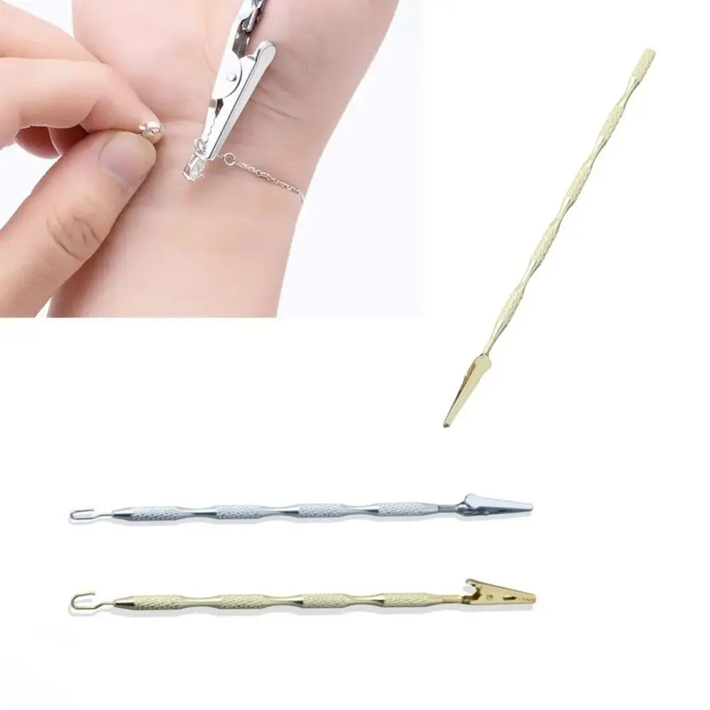 

Fastening Bracelet Helper Clip Aid Jewelry Helper Rose Gold/Gold/Silver Quickly Unfasten Bracelet Wear Auxiliary Rod Zippers