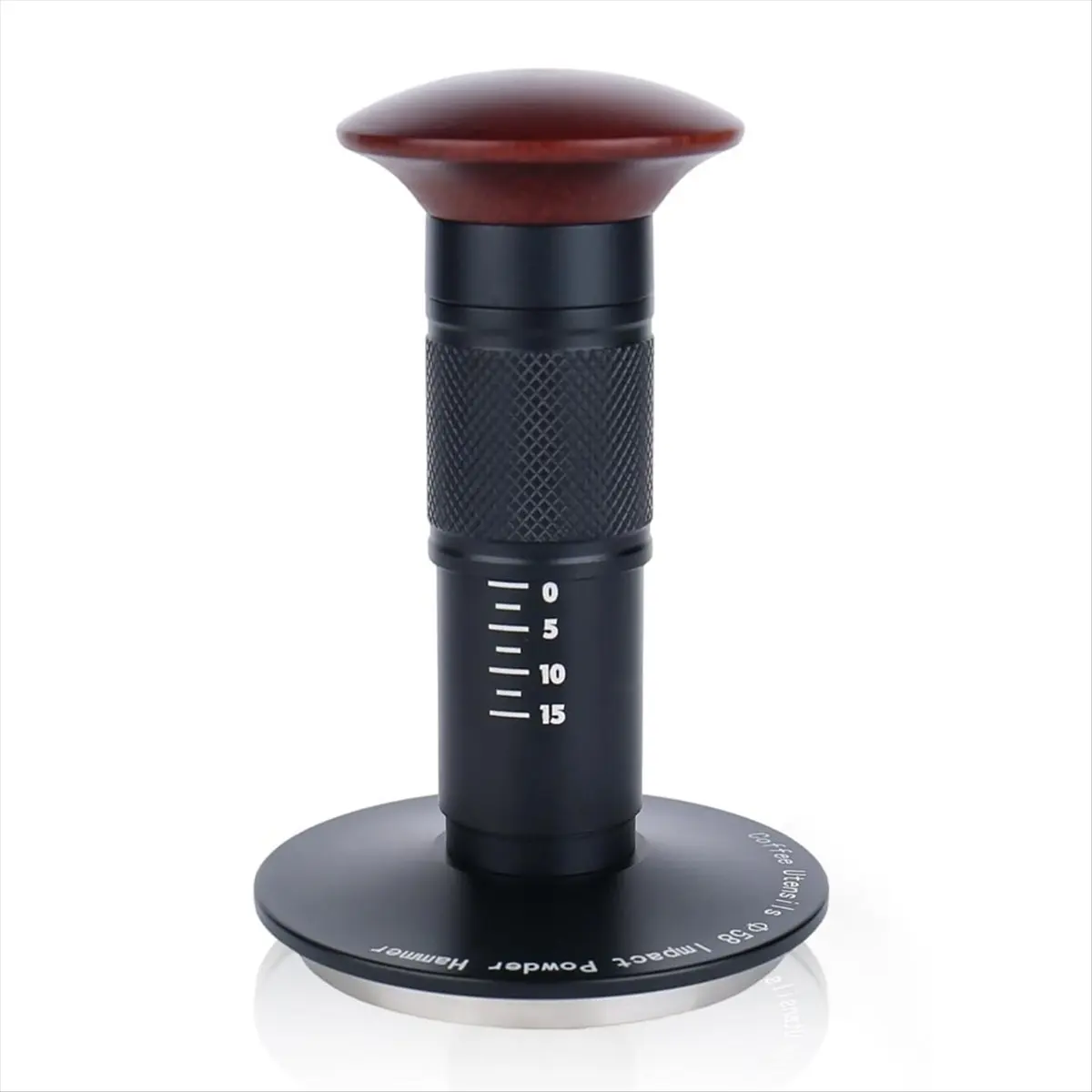 NOCM Espresso Tamper with Sound Feedback, Impact Coffee Tamper, Calibrated Espresso Hand Tamper Fit for Portafilters 58mm
