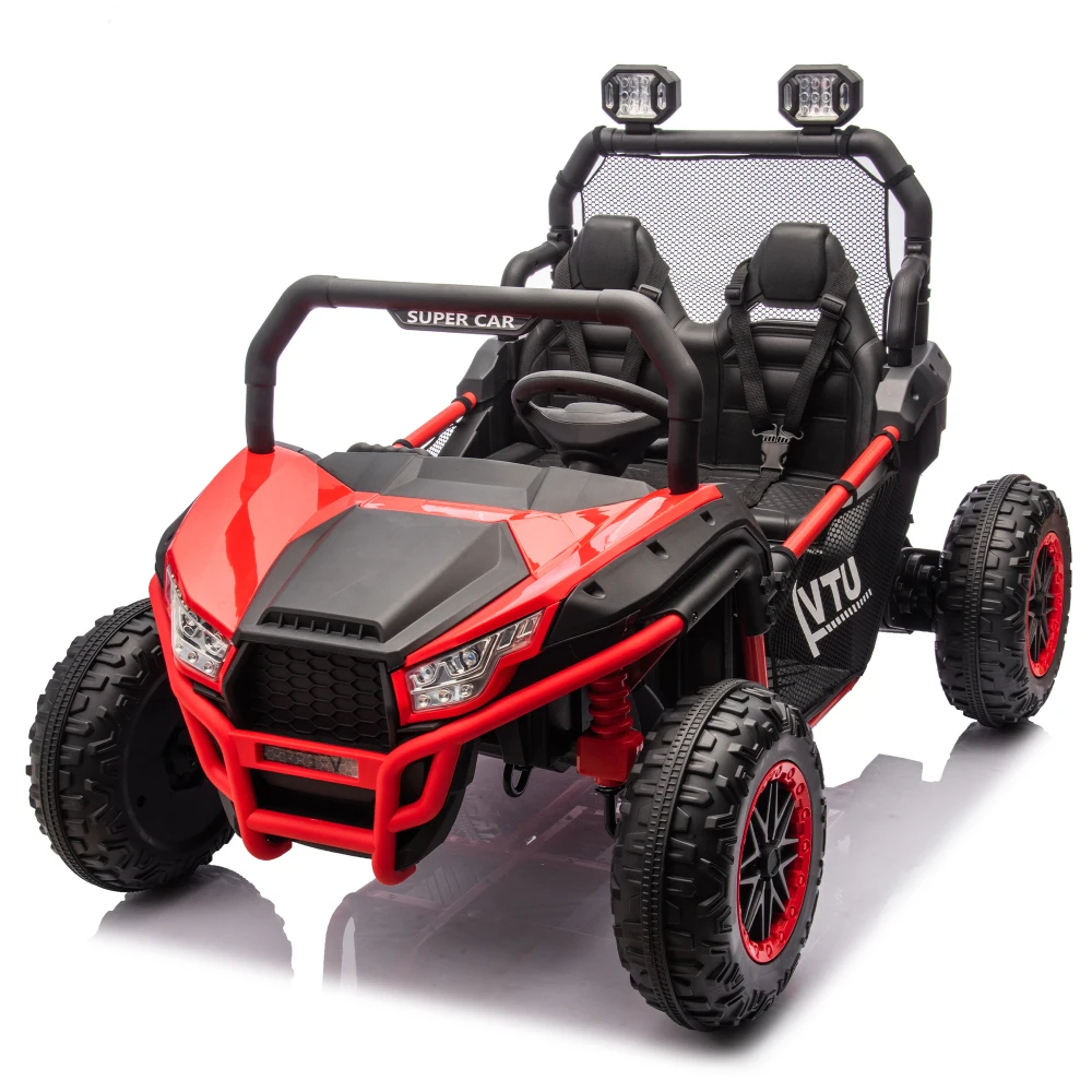 24V Two-seater Kids Ride On UTV W/Parents Control,400W Super Power,Four-wheel suspension,LED Light with Rear searchlight