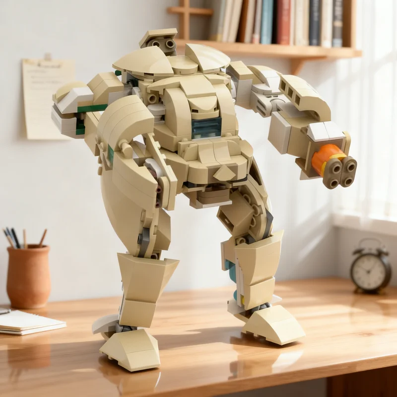 302pcs MOC Creator 3 1 RHINO Heavy Armoured Battlemech Model Building Blocks Construction Toys Festival Gift Education Brick