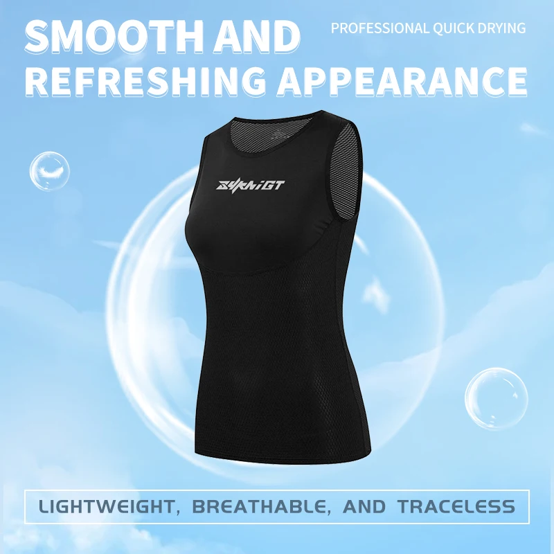 ZYKNIGT Cycling Sleeveless Tank Top Summer Breathable Women\'s High Quality Sports Bra Sweatwicking Shirt