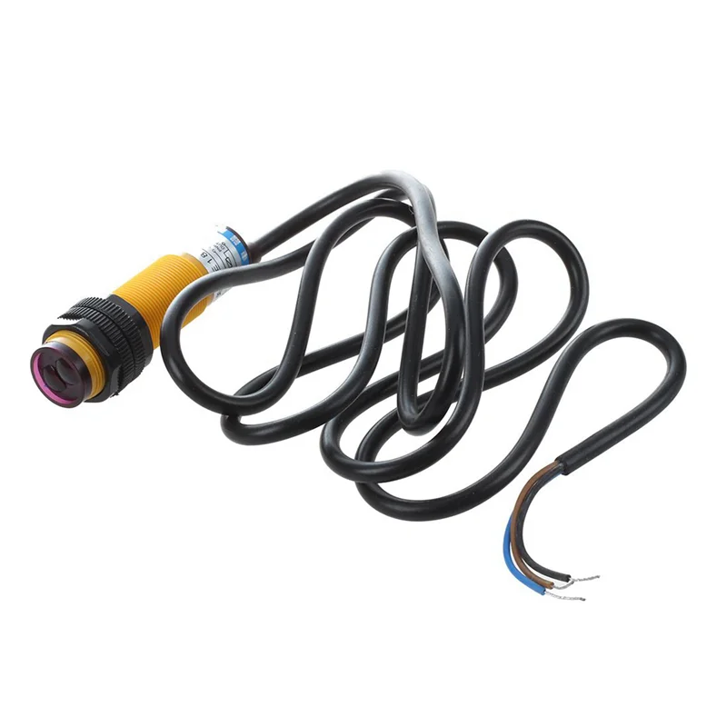 6X 3-проводной 6-36 В постоянного тока PNP ИК-фотоэлектрический сенсорный переключатель 30 см E18-B03P1