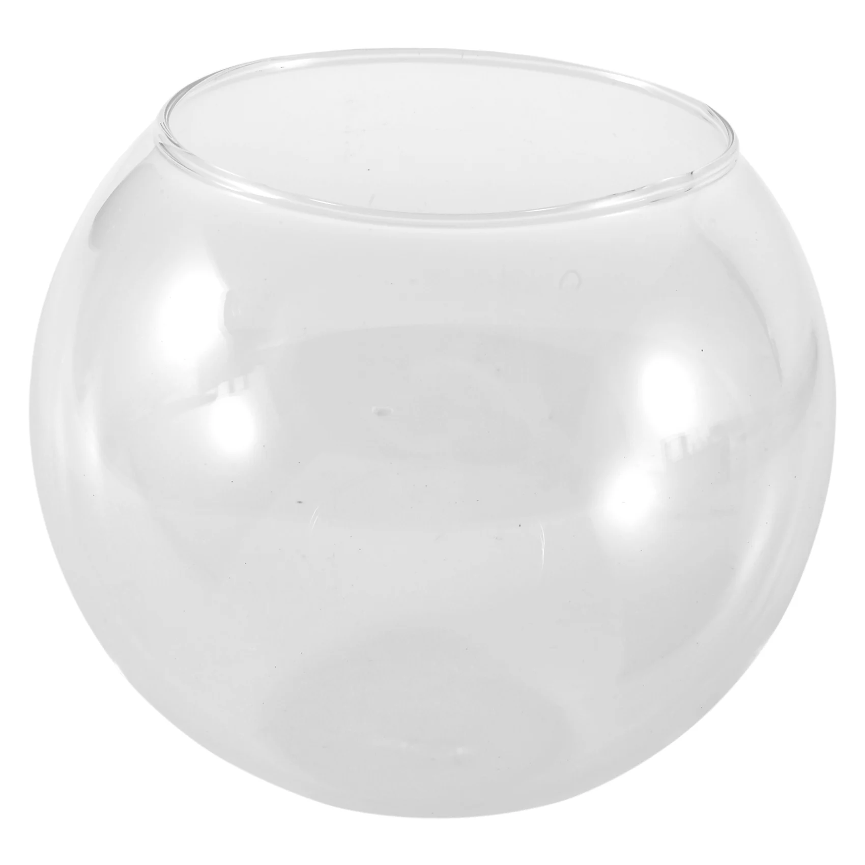 Round Sphere Vase in Transparent Glass Fish Tank